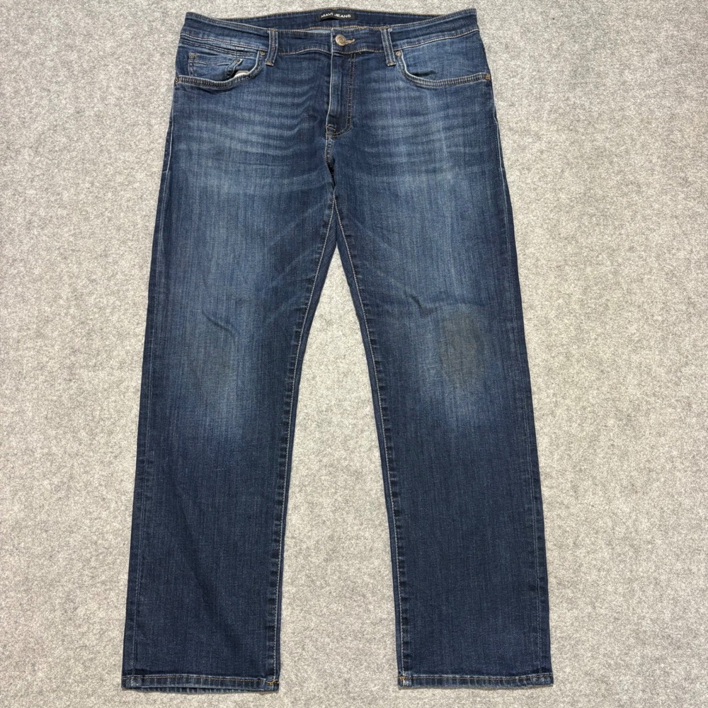Mavi Jeans Jake Slim Leg Dark Wash Denim Blue Jeans 36x30 R162708